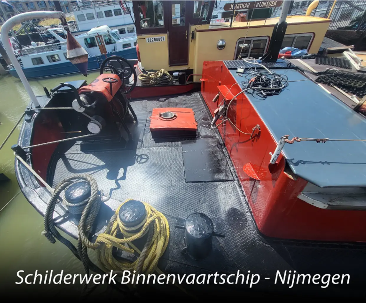 nijmegen boat renovation painting project